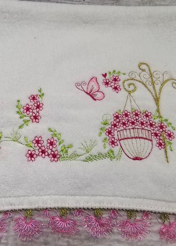 İğne oyası havlu - Görsel 12