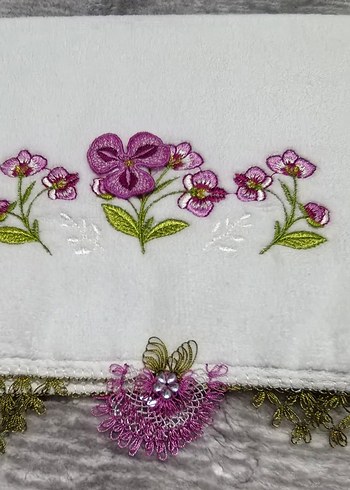 İğne oyası havlu - Görsel 9