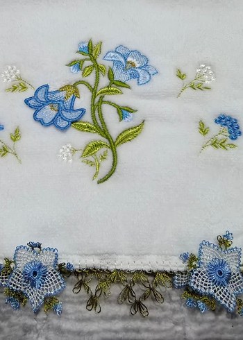 İğne oyası havlu - Görsel 2