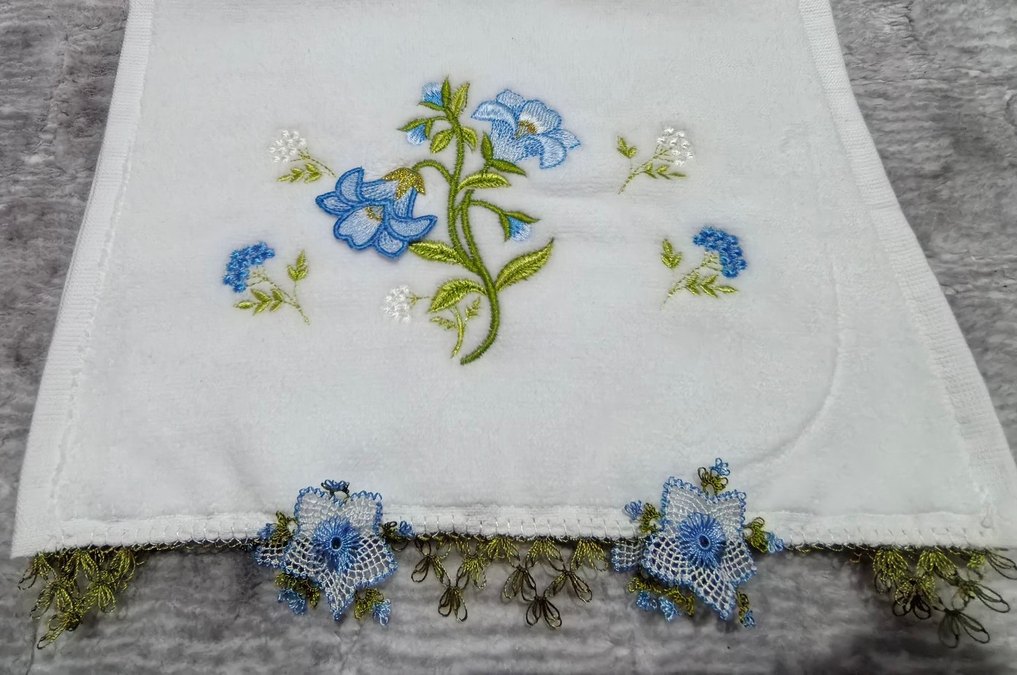 İğne oyası havlu - Görsel 2