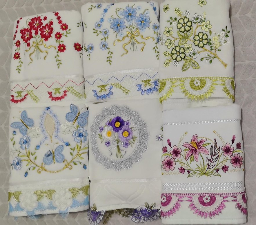 İğne oyası havlu - Görsel 2