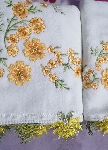 İğne oyası havlu - Görsel 2