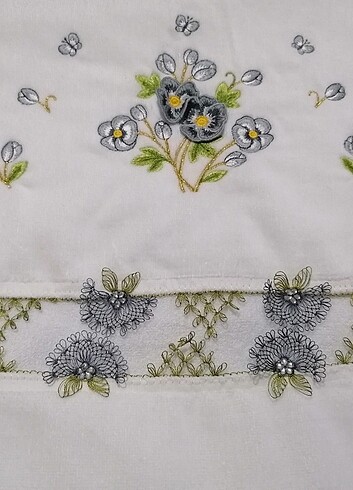 İğne oyası havlu - Görsel 3