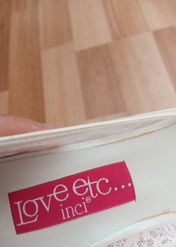 Beyaz Dantel Detaylı Yüksek Topuklu Kadın Abiye Ayakkabı - Görsel 6