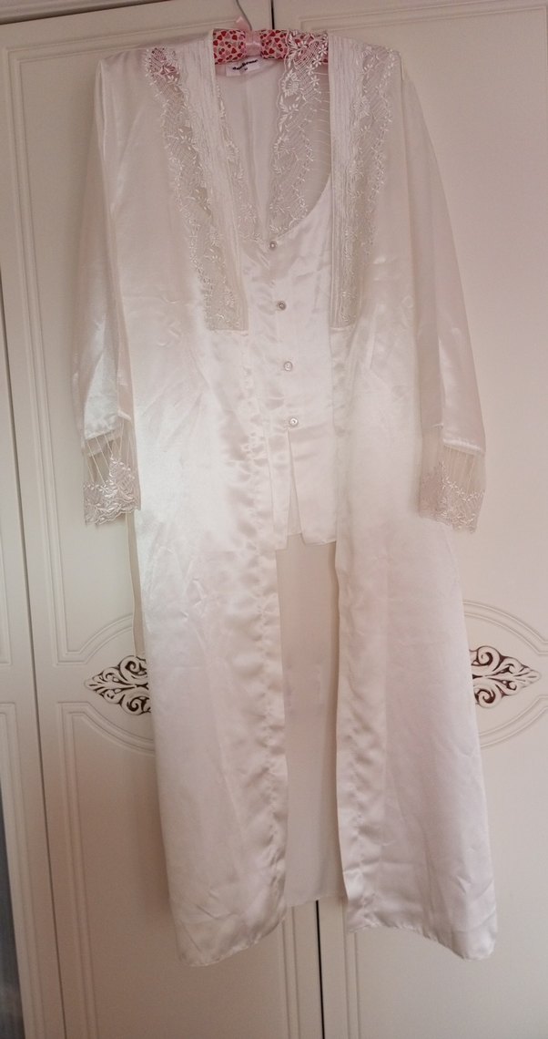 gecelik sabahlık pijama takımı set - Görsel 4