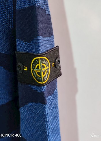 STONE ISLAND Kamuflaj Desenli Uzun Kollu Erkek Kazak - Görsel 3