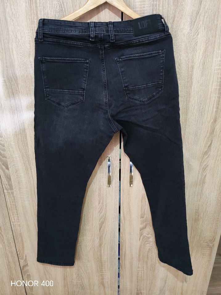Gri Regular Fit Denim Erkek Kot Pantolon - Görsel 3
