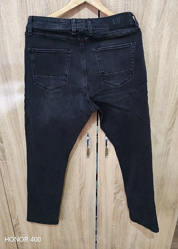 Gri Baskılı Dar Kesim Erkek Kot Pantolon - Görsel 7