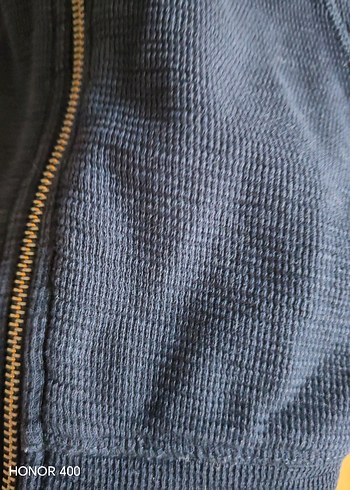 AllSaint Erkek Lacivert Fermuarlı Sweatshirt - Görsel 4