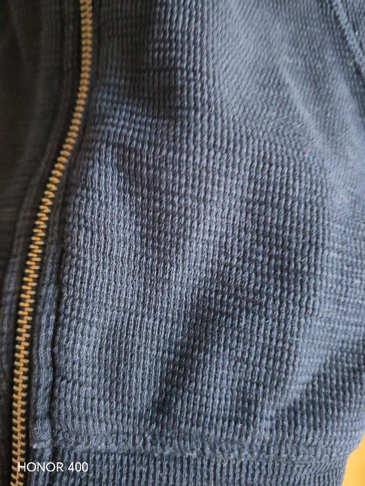 AllSaint Erkek Lacivert Fermuarlı Sweatshirt - Görsel 4