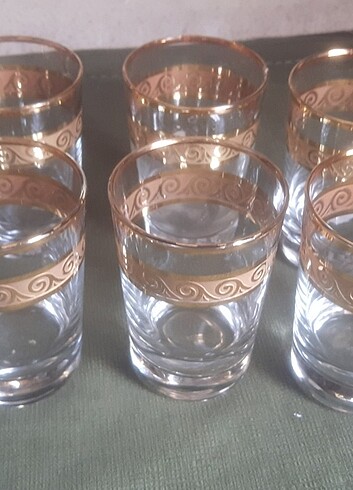 ALTIN DESENLİ 6LI BARDAK - Görsel 2