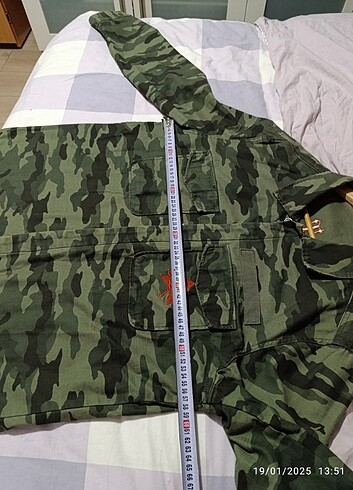l Beden H&M kamuflaj ceket gömlek