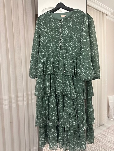 42 Beden Sifon elbise