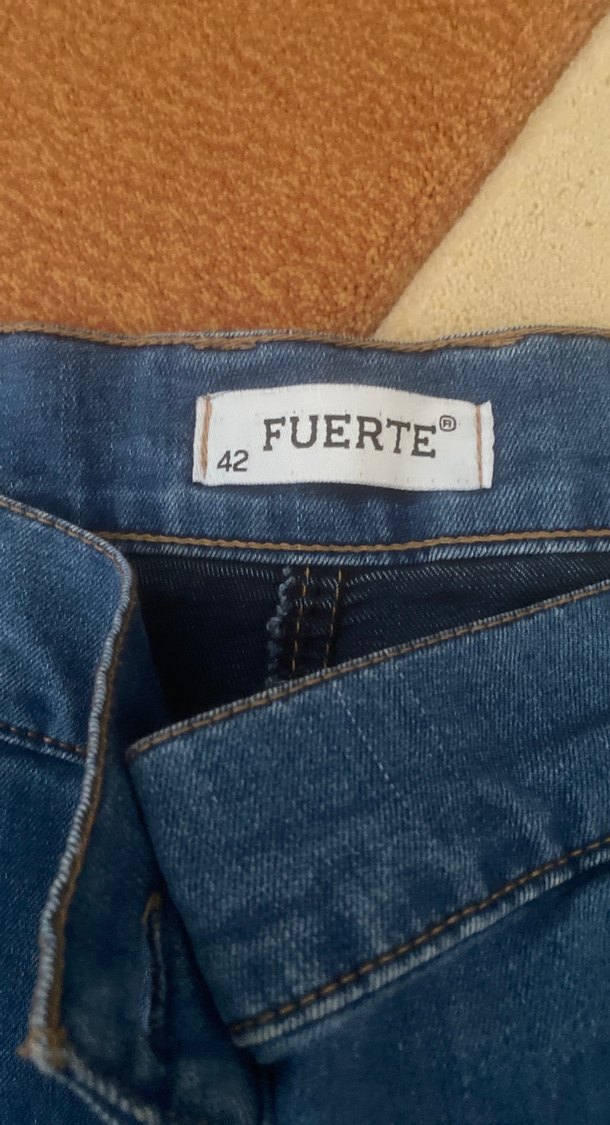 Kadın Mavi Denim Midi Boy Kot Pantolon - Görsel 2