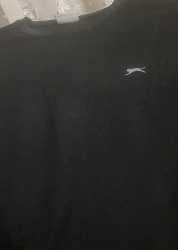 Siyah Erkek Sweatshirt, Bisiklet Yaka, Uzun Kollu eşofman takımı - Görsel 2