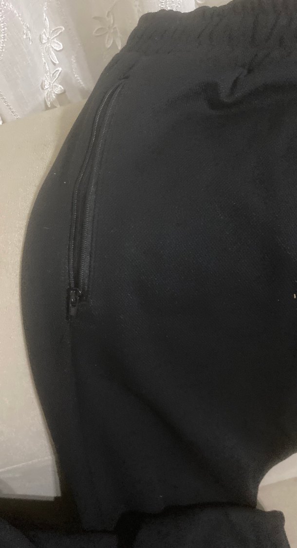 Siyah Erkek Sweatshirt, Bisiklet Yaka, Uzun Kollu eşofman takımı - Görsel 5