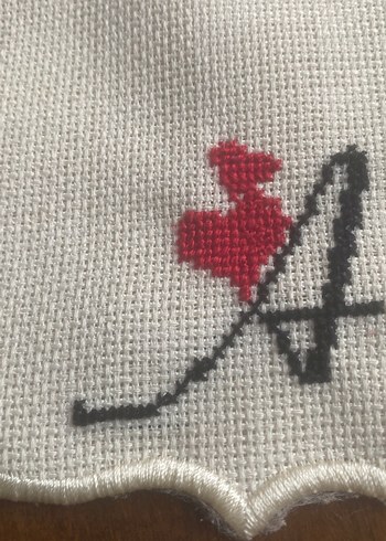 Vintage Nakışlı Dekoratif Peçete - Görsel 4