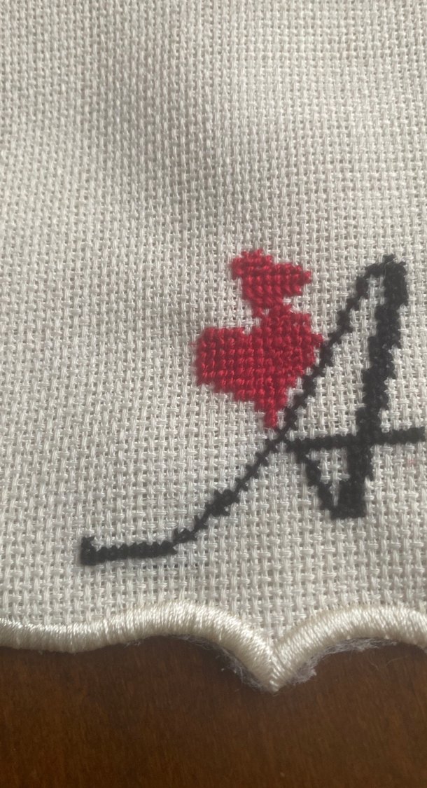 Vintage Nakışlı Dekoratif Peçete - Görsel 4