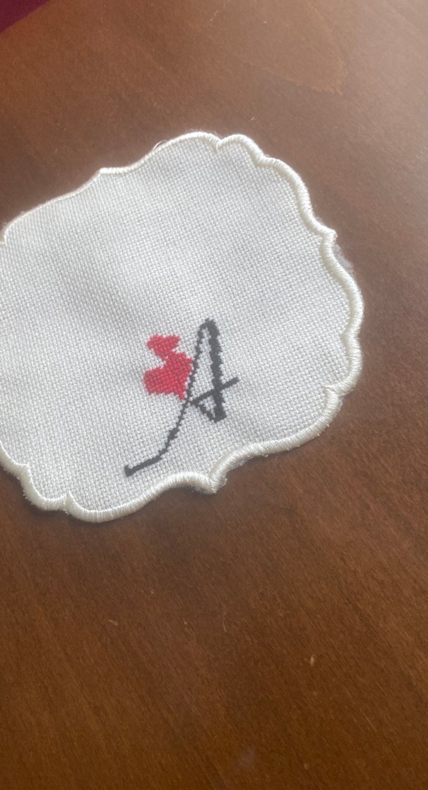 Vintage Nakışlı Dekoratif Peçete - Görsel 3