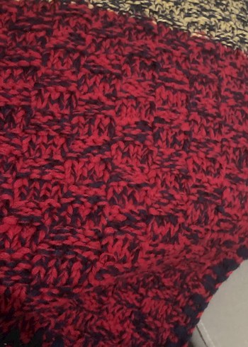 Bordo Örgü  yoğurt mayalama örtüsü - Görsel 4