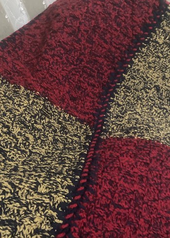 Bordo Örgü  yoğurt mayalama örtüsü - Görsel 2