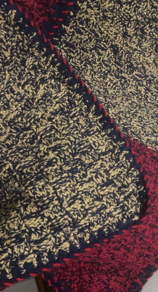 Bordo Örgü  yoğurt mayalama örtüsü - Görsel 3