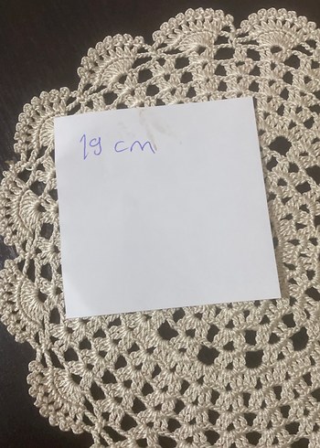 El Yapımı  kahve sunum peçetesi - Görsel 4