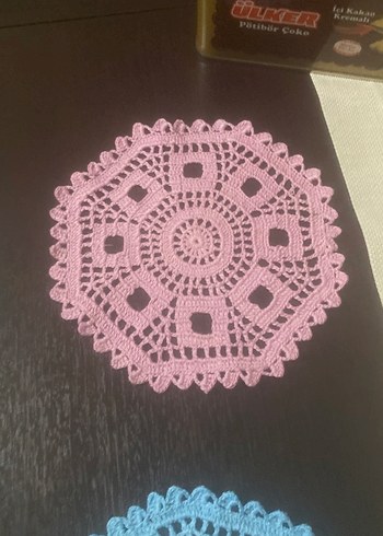 Renkli Bohem El Örgüsü  sunum peçetesi - Görsel 2