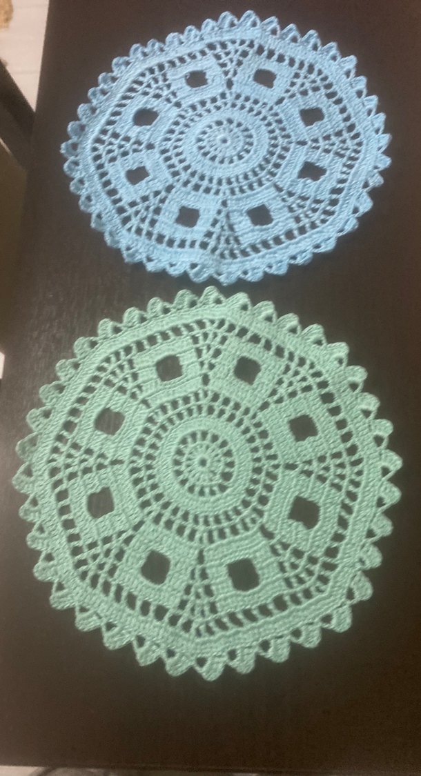 Renkli Bohem El Örgüsü  sunum peçetesi - Görsel 4