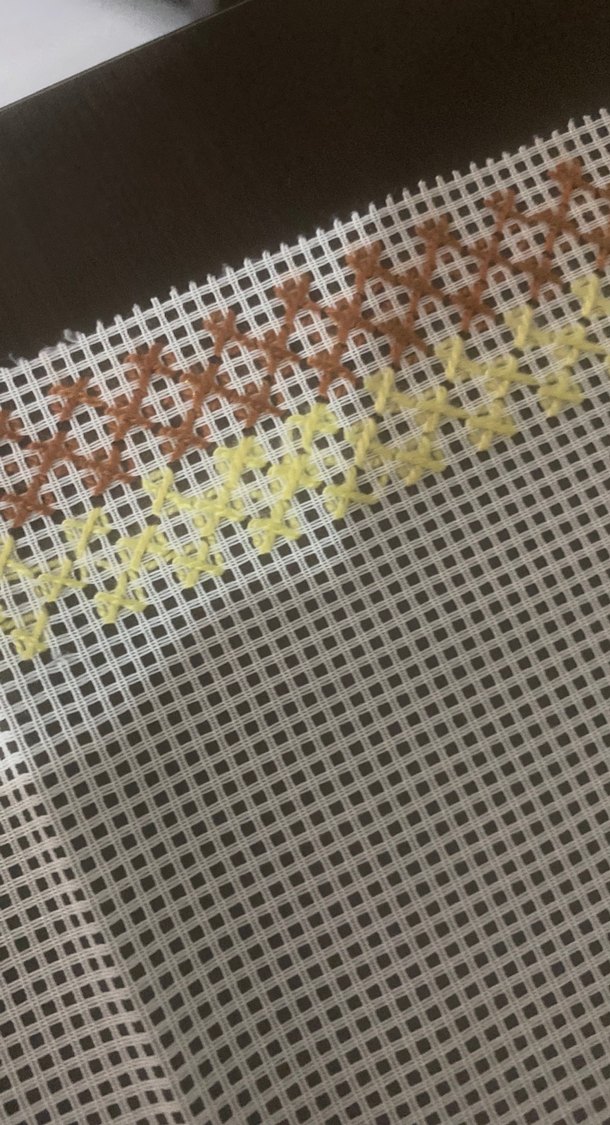 Bej İşlemeli 28cm 6 tane örtü - Görsel 3