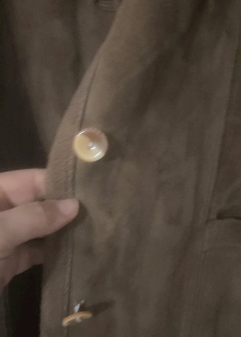 Uzun Süet Kadın Kabanı - Görsel 2