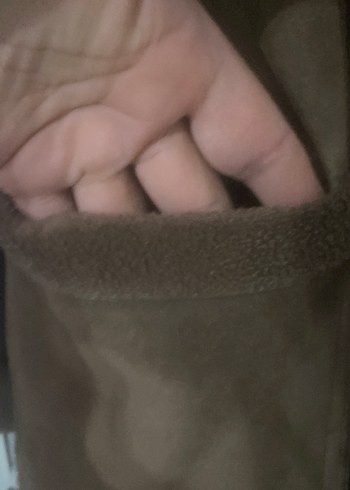 Uzun Süet Kadın Kabanı - Görsel 3