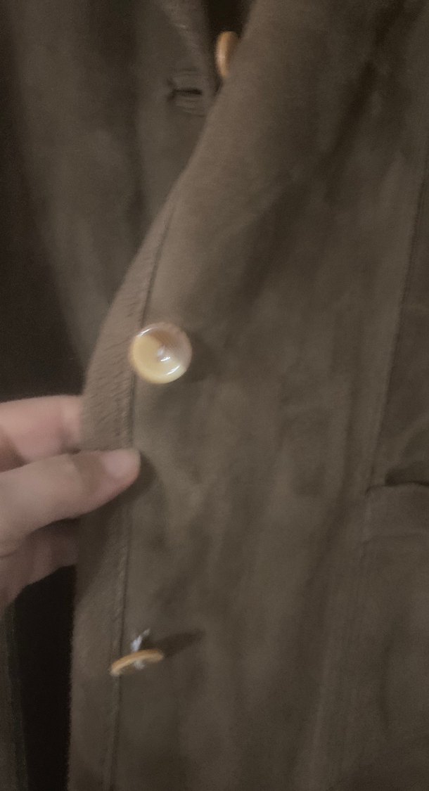 Uzun Süet Kadın Kabanı - Görsel 2