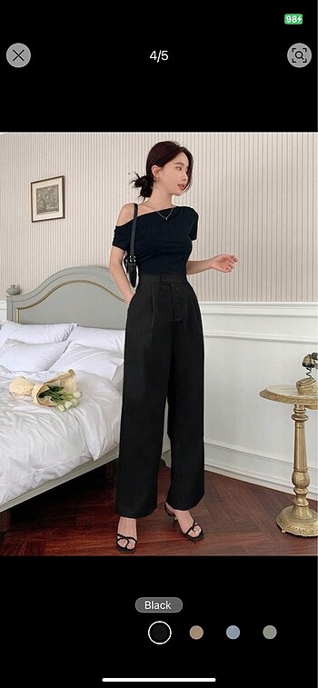 Shein kumaş pantolon