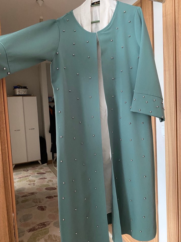 İnci detaylı ceket - Görsel 2