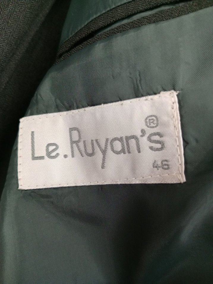 Gri Keten Erkek Takım Ceket koyu gri - Görsel 4