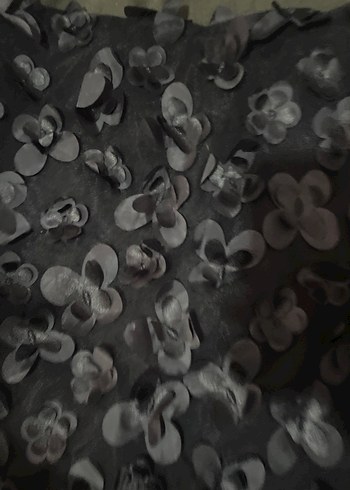 Trendyolmilla siyah çiçekli etek - Görsel 2