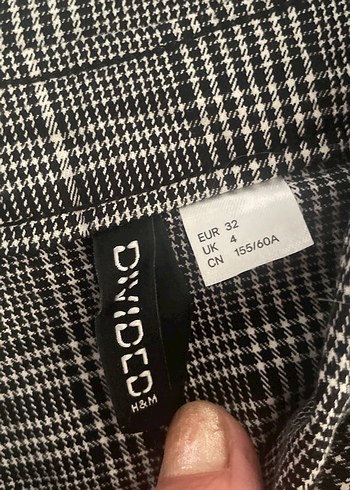 Kız Çocuk Gri Kareli Askılı Kot Elbise 32 bed - Görsel 7