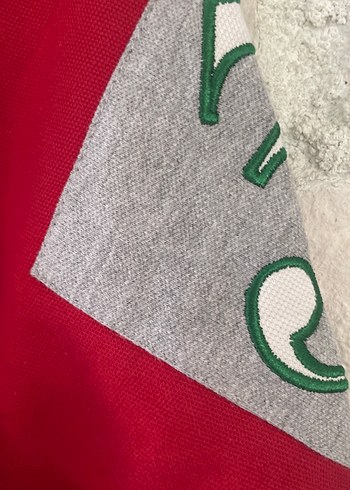 Koyu Kırmızı Polo Tişört, Düğmeli, Gevşek Kesim - Görsel 8