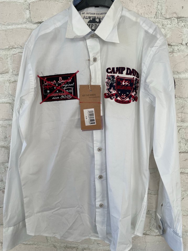 Uzun Kollu Beyaz Pamuklu Erkek Gömlek - Görsel 4