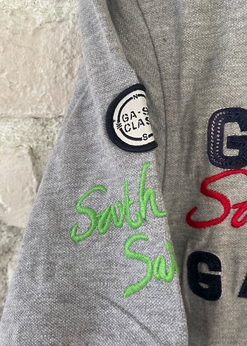 Gri Erkek Polo Tişört Düğmeli Yakalı - Görsel 5