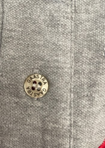 Gri Erkek Polo Tişört Düğmeli Yakalı - Görsel 8