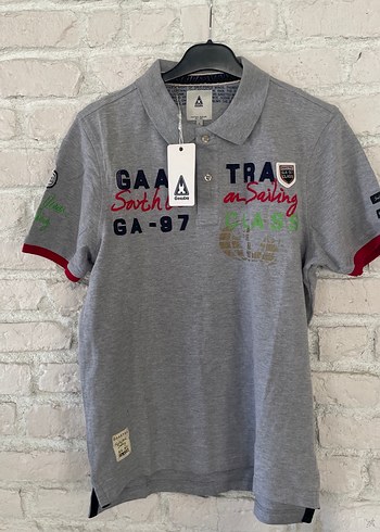 Gri Erkek Polo Tişört Düğmeli Yakalı