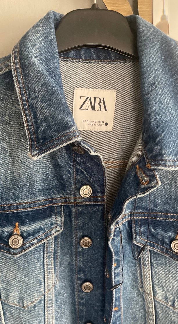 Düğmeli Mavi Kadın Denim Elbise - Görsel 2