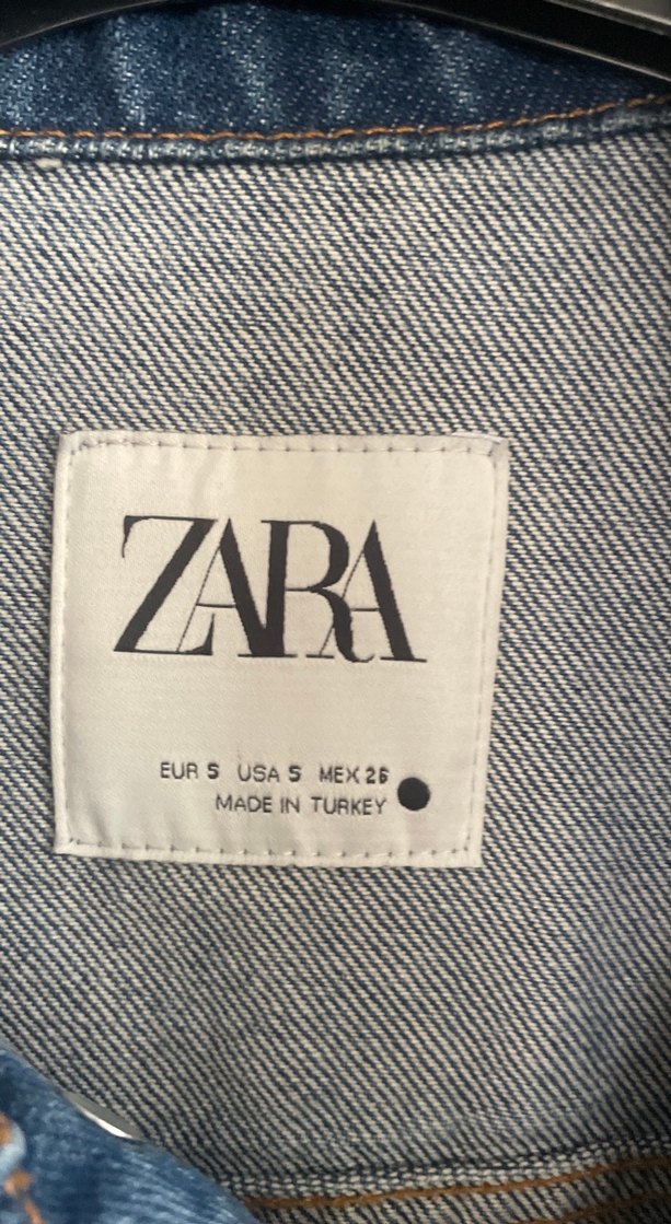 Düğmeli Mavi Kadın Denim Elbise - Görsel 3