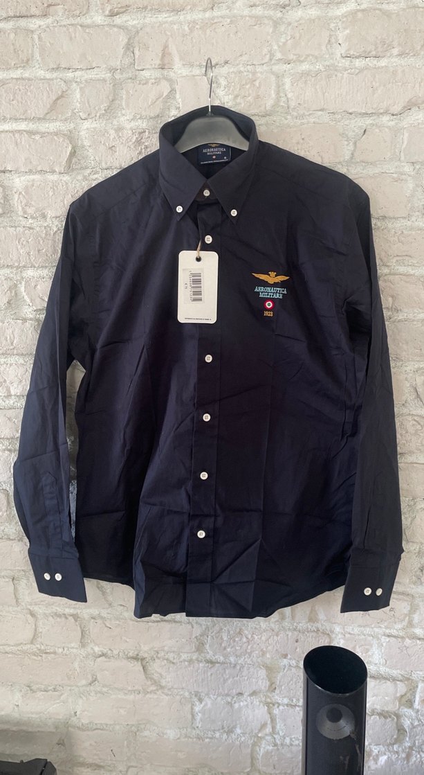 Düğmeli Siyah Uzun Kollu Erkek Gömlek - Görsel 5