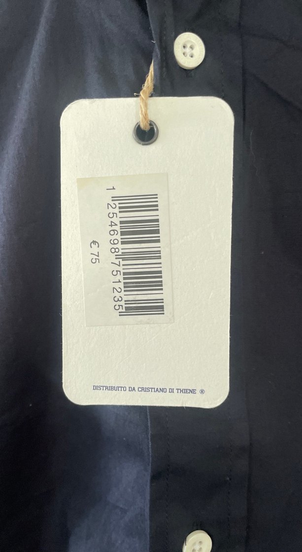 Düğmeli Siyah Uzun Kollu Erkek Gömlek - Görsel 2