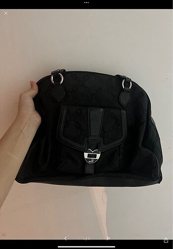 Beden siyah Renk love moschino çanta