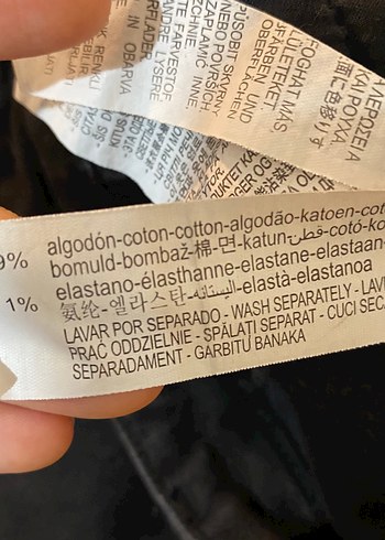 Zara Siyah Skinny Midi Jean pantolon - Görsel 6