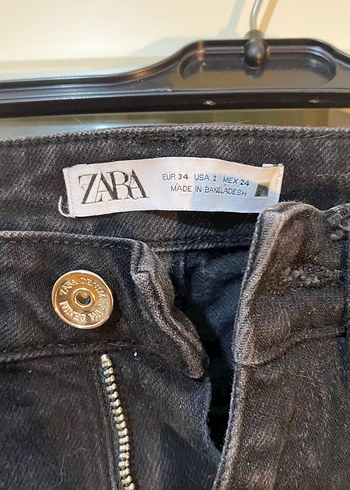 Zara Siyah Skinny Midi Jean pantolon - Görsel 3